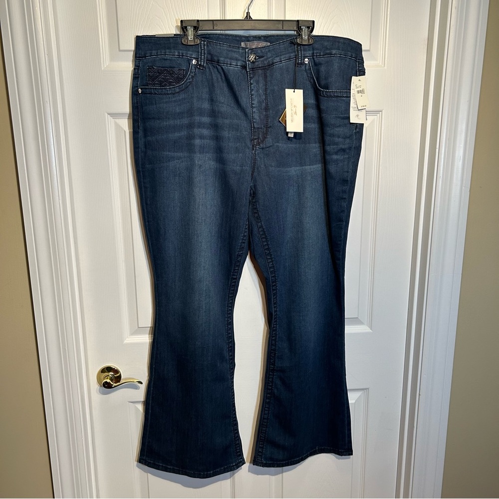 Melissa McCarthy Seven7 Dark Blue Women's Jeans 24